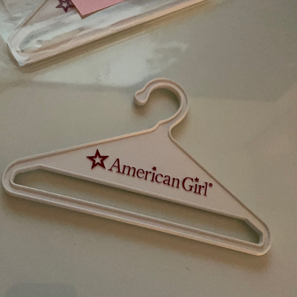 American girl doll pack of two hangers